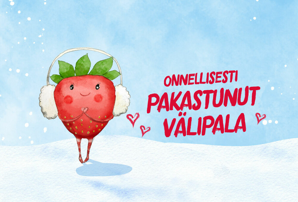 Pakkasmarja - marjavälipalan lanseeraus, konsepti